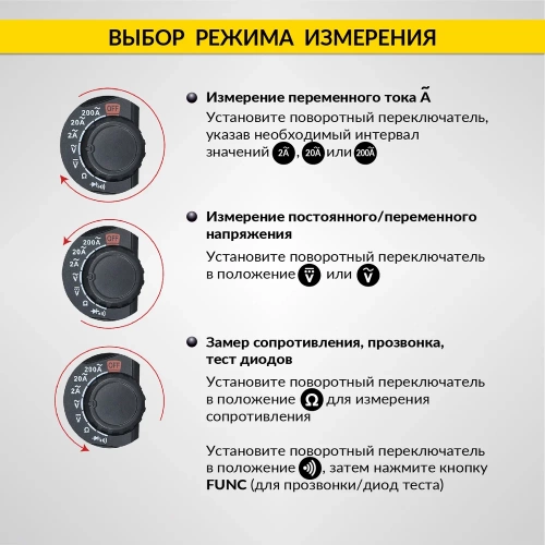 Токовые клещи переменного тока iCarTool 200 A IC-M200A фото 9