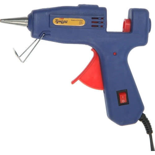 ТУНДРА Клеевой пистолет , 30 Вт, 220 В, выключатель, индикатор, антикапля, шнур 1.2 м, 7 мм ТУНДРА (5786) 6074033 фото 3 ТУНДРА Клеевой пистолет , 30 Вт, 220 В, выключатель, индикатор, антикапля, шнур 1.2 м, 7 мм ТУНДРА (5786) 6074033 фото 3