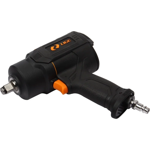 Пневмогайковерт ударный LIGE 1/2 (рабочий диапозон 270-800Nm, max 1560Nm, 8500 об/мин, 6bar, 184 л/ LG-40101 308376