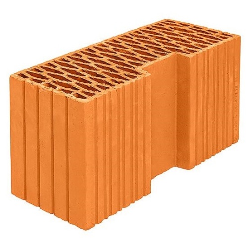 Керамический доборный блок Wienerberger Porotherm 44R угловой M100 440х185х219 мм 72 шт Керамический доборный блок Wienerberger Porotherm 44R угловой M100 440х185х219 мм 72 шт