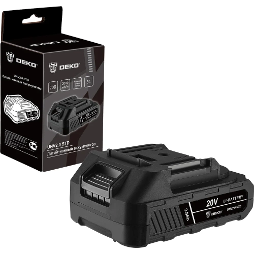 Аккумулятор DEKO UNV2.0 STD, Li-ion, 20В, 2.0Аxч 063-4492