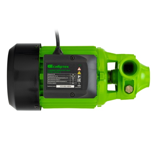 Садовый поверхностный насос СПН700-Ч, 700 Вт, напор 50 м, 3000 л/ч, чугун Сибртех фото 8 Садовый поверхностный насос СПН700-Ч, 700 Вт, напор 50 м, 3000 л/ч, чугун Сибртех фото 8