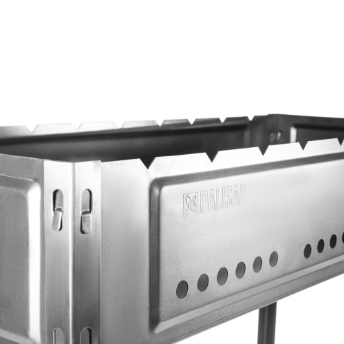 Мангал с ребрами жесткости 700 х 300 х 700 мм, Camping Palisad фото 5