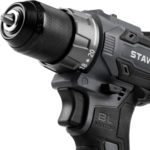 Дрель-шуруповерт аккумуляторная бесщеточная Ставр 18V UNI-M, максимальный крутящий момент 50Нм, Stavr SDD 18BL, 9020100420 фото 7 Дрель-шуруповерт аккумуляторная бесщеточная Ставр 18V UNI-M, максимальный крутящий момент 50Нм, Stavr SDD 18BL, 9020100420 фото 7