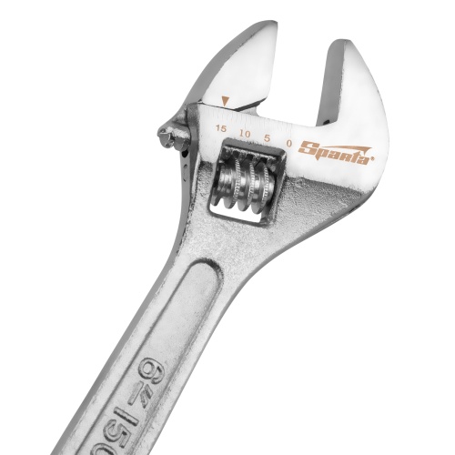 Ключ разводной, 150 мм, хромированный Sparta фото 4