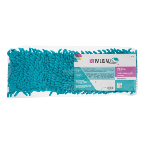 Сменная насадка "Chenille", 430х145 мм, для швабры 93512, Home Palisad фото 7