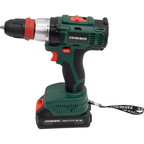 Акк. дрель-шуруповёрт FAVOURITE 18В, 2Ач, 30Нм Li-ion съём.патрон DC 18MF 101121318 фото 3 Акк. дрель-шуруповёрт FAVOURITE 18В, 2Ач, 30Нм Li-ion съём.патрон DC 18MF 101121318 фото 3