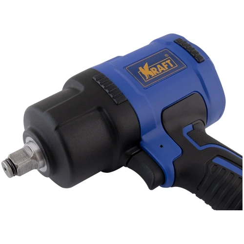 Пневматический ударный гайковерт KRAFT 1/2 1450 н.м., в кейсе с головками KT 707014 фото 9 Пневматический ударный гайковерт KRAFT 1/2 1450 н.м., в кейсе с головками KT 707014 фото 9