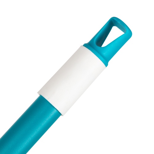 Щетка пластмассовая для чистки ковров, 27 cм, c черенком, 120 см, бирюзовая щетина, Home Palisad фото 4