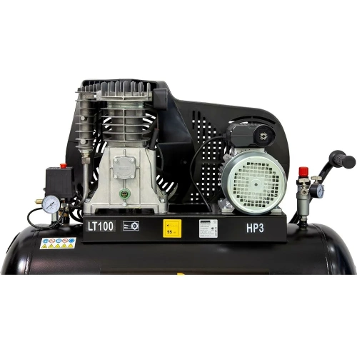 Воздушный ременной компрессор 100л 453л/мин WIEDERKRAFT WDK-91053 фото 7