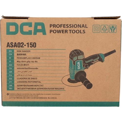 Машина шлифовальная эксцентриковая DCA ASA02-150 фото 10