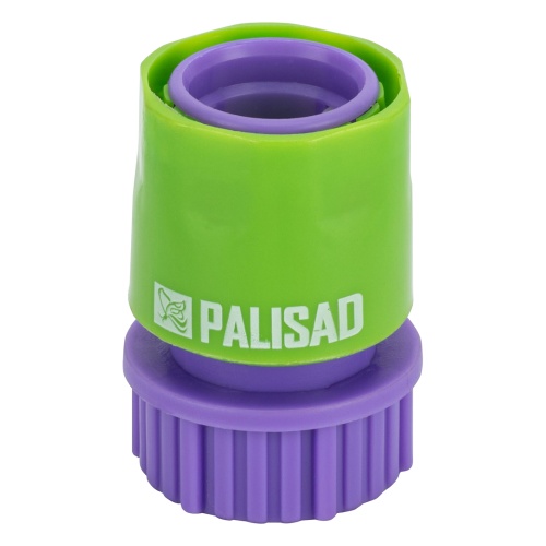 Соединитель пластмассовый, быстросъемный, внутренняя резьба 3/4, аквастоп Palisad фото 2