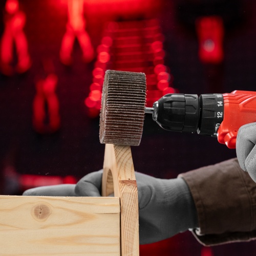 Круг лепестковый для дрели, 80 х 40 х 6 мм, P 80 Matrix фото 9