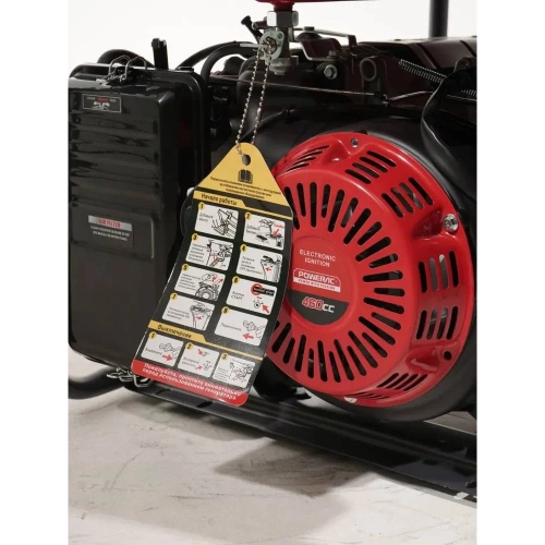 Генератор бензиновый электрический POWERAC 6.5 кВт, 220В, 15л.с., электростартер + АКБ PR7500H2E фото 4 Генератор бензиновый электрический POWERAC 6.5 кВт, 220В, 15л.с., электростартер + АКБ PR7500H2E фото 4