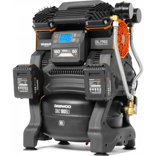 Аккумуляторный компрессор DAEWOO 42в/220в DAC 180S Li SET Аккумуляторный компрессор DAEWOO 42в/220в DAC 180S Li SET