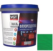 Эмаль универсальная флуоресцентная VGT зеленая 1 кг