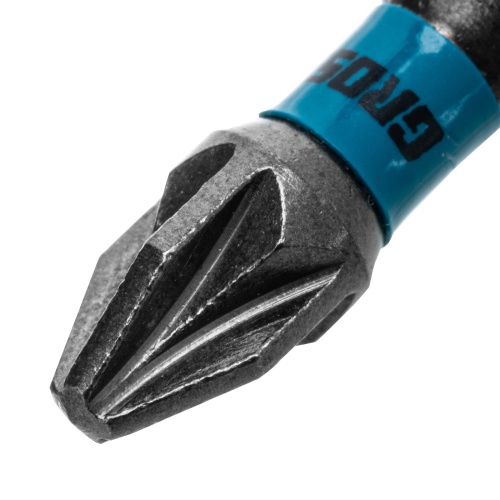 Бита торсионная PZ2 x 25 мм, для ударных шуруповертов, 10 шт. Gross фото 3