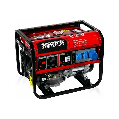 Бензиновый генератор WorkMaster БГ-6500 Бензиновый генератор WorkMaster БГ-6500