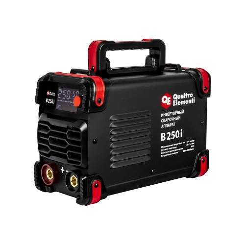 Аппарат электродной сварки QUATTRO ELEMENTI B 250i (250А, электроды до 5.0 мм, LED дисплей, TIG-Lift) 922-654 Аппарат электродной сварки QUATTRO ELEMENTI B 250i (250А, электроды до 5.0 мм, LED дисплей, TIG-Lift) 922-654