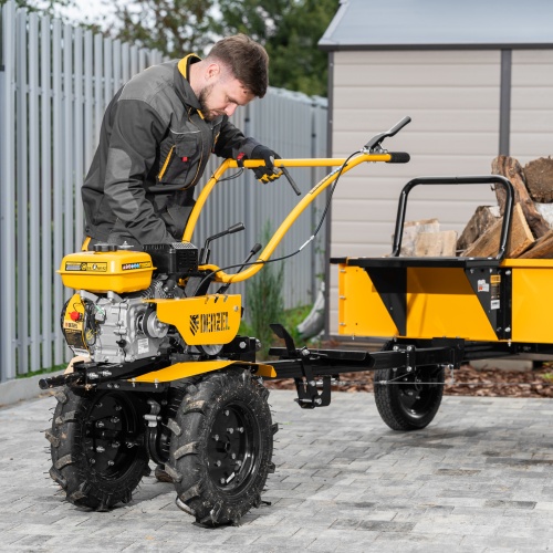 Мотоблок DPT-170S, 7 л.с., ремен.сцеп, фрез 3х4, ШОМ, передачи 2В/1Н Denzel фото 32