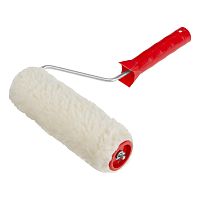Валик "Натуральный мех", в сборе, 200 мм, D 48 мм, D ручки 6 мм, крепление шплинтом Сибртех