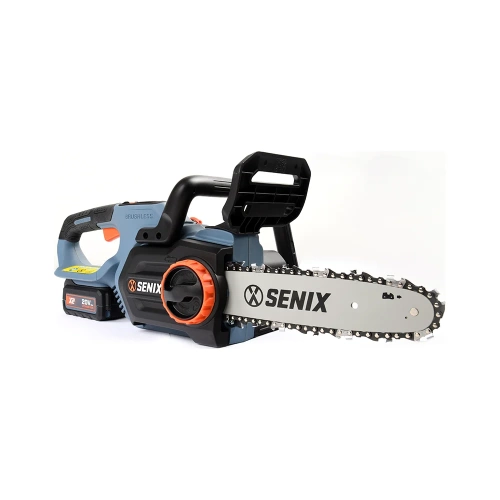 Цепная аккумуляторная пила SENIX акб 4.0Ач, ЗА 2А CSX2-M-EU фото 3