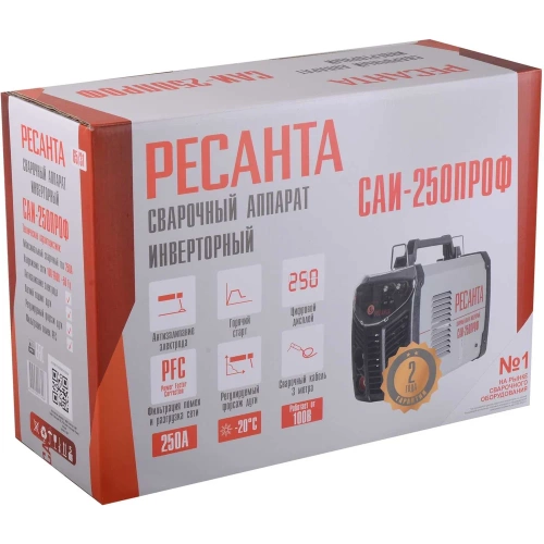 Инверторный сварочный аппарат Ресанта САИ 250 ПРОФ 65/31 фото 11 Инверторный сварочный аппарат Ресанта САИ 250 ПРОФ 65/31 фото 11
