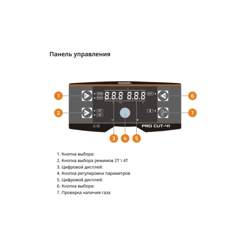 Аппарат плазменной резки GOODEL PRO CUT-41 TCU0024 фото 9 Аппарат плазменной резки GOODEL PRO CUT-41 TCU0024 фото 9