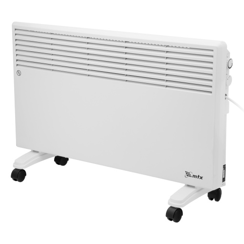 Конвектор электрический CH-2000, 2000 Вт, X-образный нагреватель, термостат, колеса MTX Конвектор электрический CH-2000, 2000 Вт, X-образный нагреватель, термостат, колеса MTX