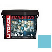 Затирка эпоксидная для швов Litokol Starlike Evo S.320 Azzurro Caraibi 5 кг