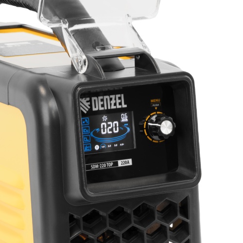 Аппарат инвертор. дуговой сварки SDM-220 Top, 220 А, ПВ 60% кейс Denzel фото 7