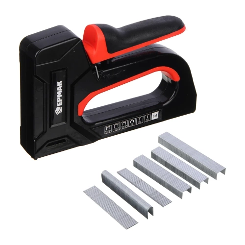 Степлер универсальный ЕРМАК 6 в 1 лёгкий 648-003 фото 3