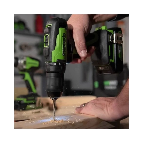 Аккумуляторная дрель-шуруповерт GreenWorks GD24DD35 3704007 фото 6