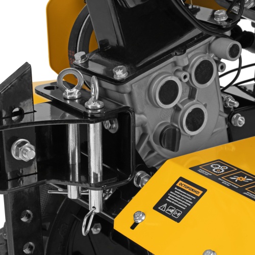 Мотоблок DPT-170, 7 л.с., ремен.сцеп, шир 85 см, глуб 35 см,фрез 3х3,ШОМ,скор 2В/1Н,кол 8" Denzel фото 3