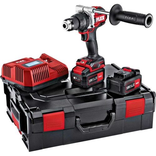 Двухскоростная аккумуляторная ударная дрель FLEX PD 2G 18.0-EC-HD/5.0 Set 515701