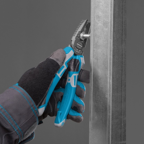 Плоскогубцы комбинированные 180 мм, трехкомпонентные рукоятки Gross фото 9