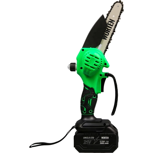 Пила цепная WORTEN 1х3.0Ач шина 6 дюймов с автоматической подачей масла КА-90000717 фото 5 Пила цепная WORTEN 1х3.0Ач шина 6 дюймов с автоматической подачей масла КА-90000717 фото 5