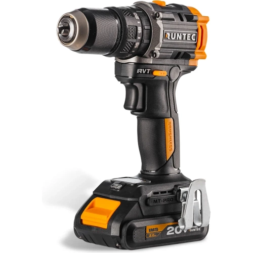 Дрель-шуруповерт ударная аккумуляторная RUNTEC PRO 13 мм, 20В, 2*2Ач, 60Нм RT-ID223