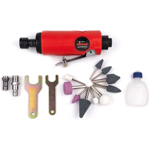 Пневмобормашина AV Steel с набором насадок AV-701814 фото 5