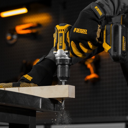 Дрель-шуруповерт аккумуляторная, бесщет. BLDL-18-0 Li-Ion, 18 В Denzel фото 18