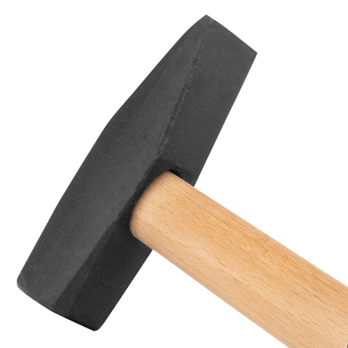 Молоток слесарный 600 г, квадратный боек, деревянная рукоятка Сибртех фото 4