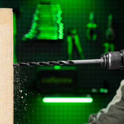 Сверло по дереву, 10 х 300 мм, цилиндрический хвостовик Сибртех фото 7