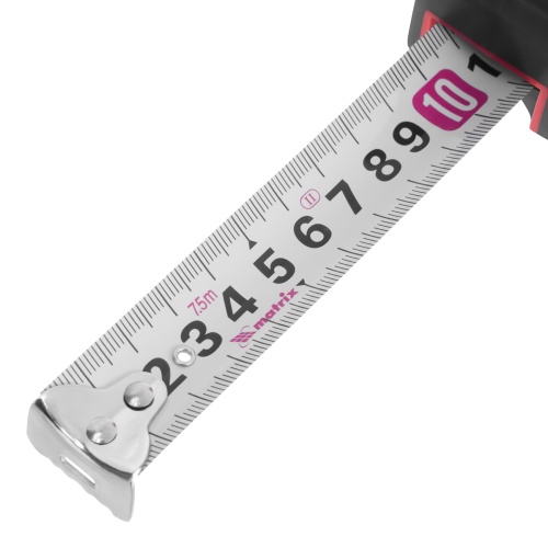 Рулетка Strong,7,5 м х 25 мм,обрезиненный корпус Matrix фото 6