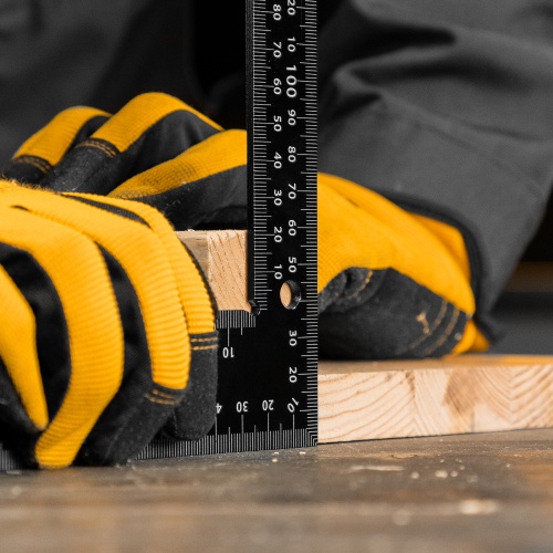 Угольник, 200 х 300 мм, алюминиевый, лазерная гравировка Denzel фото 9