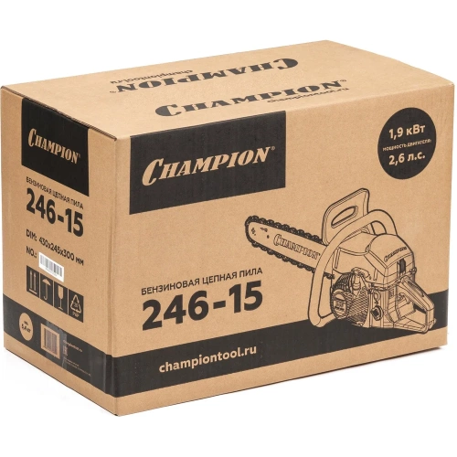 Бензопила Champion 246-15 фото 11 Бензопила Champion 246-15 фото 11