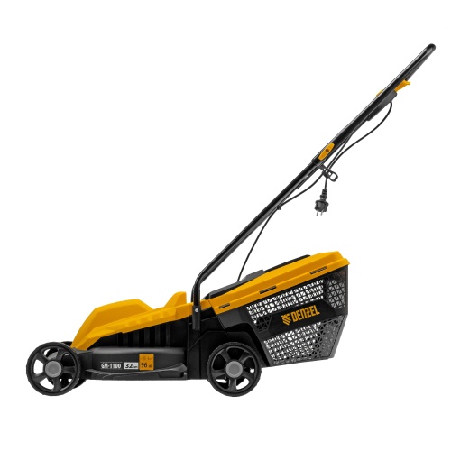 Газонокосилка электрическая GM-1100, 1100 Вт, шир. 32 см, 3 уров., травосб. 30 л Denzel фото 5