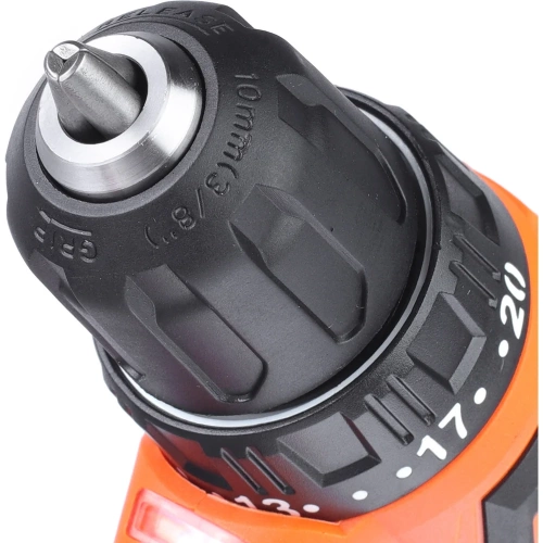 Дрель-шуруповерт аккумуляторная Patriot BR 368Li две АКБ Li Ion 12В 2 0 Ач 45Нм 2 скорости 180201368 фото 9