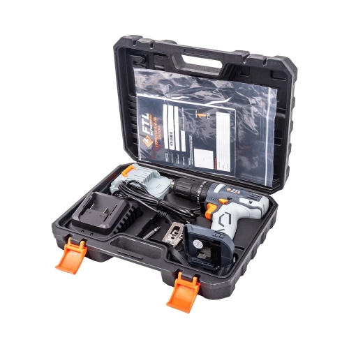 Аккумуляторная ударная дрель-шуруповерт FTL PSR-I 20V EVO, щеточный двигатель, 30 Нм, 20 В, в комплекте 1 АКБ 20 В EVO 2.0 Ач + ЗУ 2.3 А + кейс 8079 фото 8 Аккумуляторная ударная дрель-шуруповерт FTL PSR-I 20V EVO, щеточный двигатель, 30 Нм, 20 В, в комплекте 1 АКБ 20 В EVO 2.0 Ач + ЗУ 2.3 А + кейс 8079 фото 8