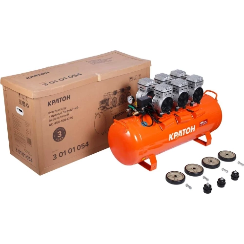 Безмасляный компрессор с прямой передачей Кратон AC-450-100-OFS 3 01 01 054 фото 7