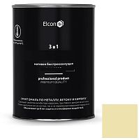 Грунт-эмаль по ржавчине Elcon 3 в 1 матовая RAL 1015 бежевая 0,8 кг